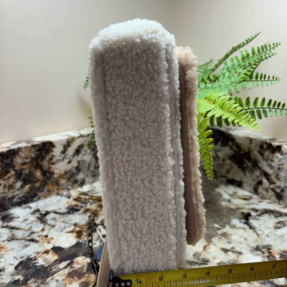 Universal Thread Teddy Crossbody Bag - Cream and Tan - Picture 8 of 16